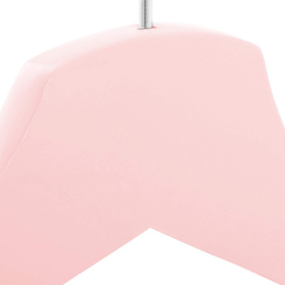 Ramienka na šaty 43cm drevené, ružové, súprava 3ks SPRINGOS URBAN