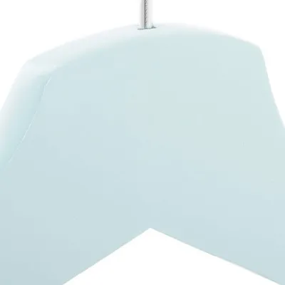 Ramienka na šaty 43cm drevené, šedomodré, súprava 3ks SPRINGOS URBAN