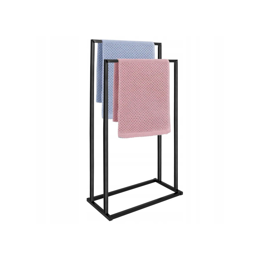 Držiak na uteráky SPRINGOS IDEA 2 čierny