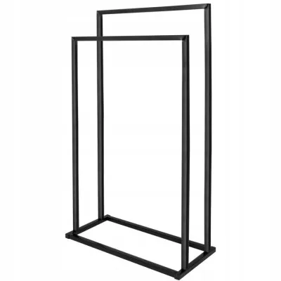 Držiak na uteráky SPRINGOS IDEA 2 čierny