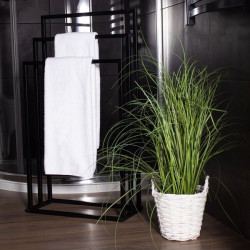 Držiak na uteráky SPRINGOS IDEA 3 čierny