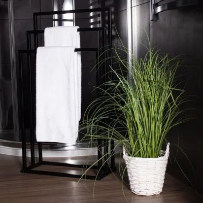 Držiak na uteráky SPRINGOS IDEA 3 čierny