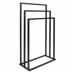 Držiak na uteráky SPRINGOS IDEA 3 čierny