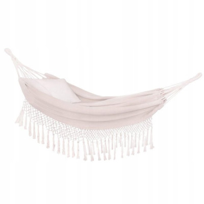 Hojdacia sieť 200x150 cm, béžová SPRINGOS TOSCANA