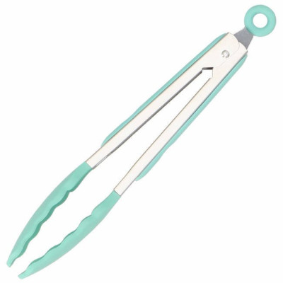 Sada kuchynského náčinia v stojane, set 12ks, tyrkysová SPRINGOS CHEF