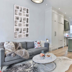 Fotorámik na 24 fotiek, 86x57 cm, biely SPRINGOS PANORAMA