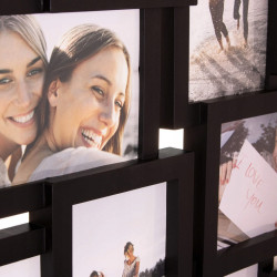 Fotorámik na 12 fotiek, 59x50 cm, čierny SPRINGOS PANORAMA