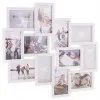 Fotorámik na 12 fotiek, 59x50 cm, biely SPRINGOS PANORAMA