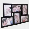 Fotorámik na 6 fotiek, 44x28 cm, čierny SPRINGOS PANORAMA