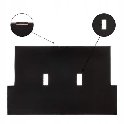 Fotorámik na 6 fotiek, 44x28 cm, čierny SPRINGOS PANORAMA