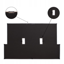 Fotorámik na 6 fotiek, 44x28 cm, biely SPRINGOS PANORAMA