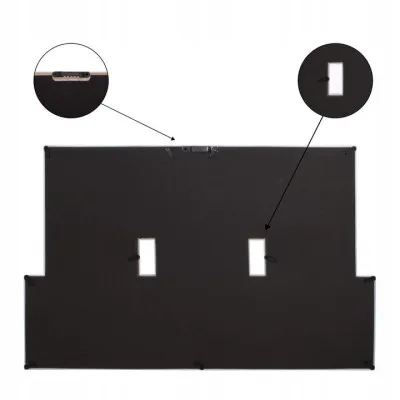 Fotorámik na 6 fotiek, 44x28 cm, biely SPRINGOS PANORAMA