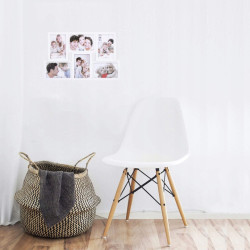 Fotorámik na 6 fotiek, 44x28 cm, biely SPRINGOS PANORAMA