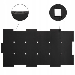 Fotorámik na 18 fotiek, 101x52 cm, čierny SPRINGOS PANORAMA