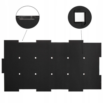 Fotorámik na 18 fotiek, 101x52 cm, čierny SPRINGOS PANORAMA