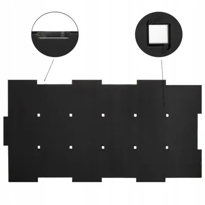 Fotorámik na 18 fotiek, 101x52 cm, čierny SPRINGOS PANORAMA