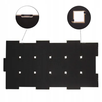 Fotorámik na 18 fotiek, 101x52 cm, biely SPRINGOS PANORAMA