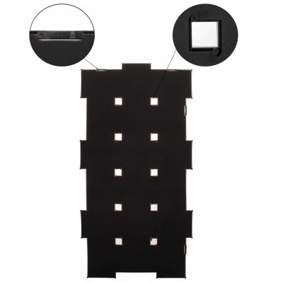 Fotorámik na 18 fotiek, 93x47 cm, čierny SPRINGOS PANORAMA