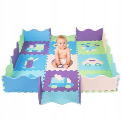 Penová podložka na hranie Puzzle Doprava sada 77 dielov SPRINGOS