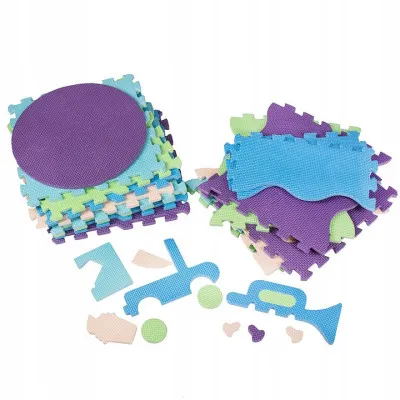 Penová podložka na hranie Puzzle Doprava sada 77 dielov SPRINGOS