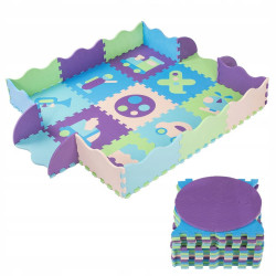 Penová podložka na hranie Puzzle Doprava sada 77 dielov SPRINGOS