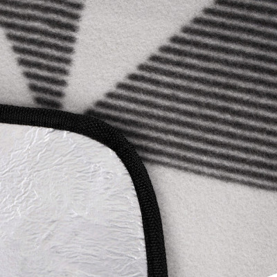 Pikniková deka 220x180 cm, šedo-biela SPRINGOS ANGLES