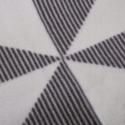 Pikniková deka 220x180 cm, šedo-biela SPRINGOS ANGLES