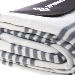 Pikniková deka 240x200 cm, modro-šedá SPRINGOS LINES