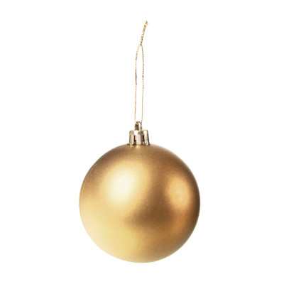 Vianočné banky zlaté mix - 4cm, sada 20ks