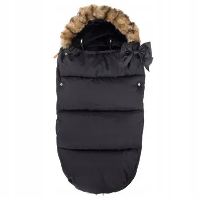 Zimný fusak s kožúškom 4v1 SPRINGOS PRESTIGE čierny