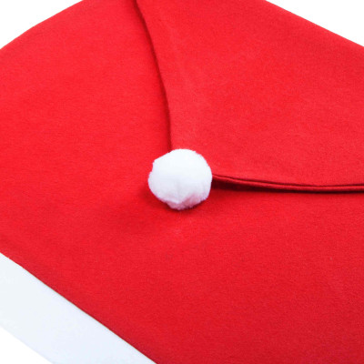 Vianočný prehoz na stoličke Santa Claus, červený