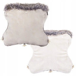 Rukávnik s kožúškom SPRINGOS GLORY béžový