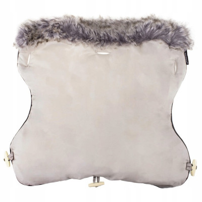 Rukávnik s kožúškom SPRINGOS GLORY béžový