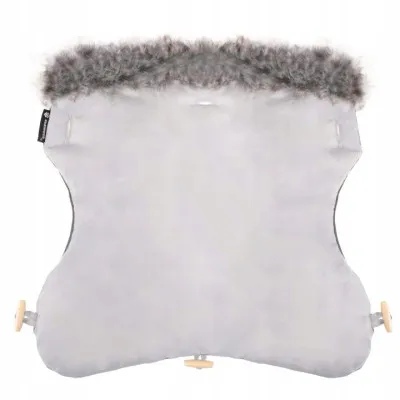 Rukávnik s kožúškom SPRINGOS GLORY svetlo šedý