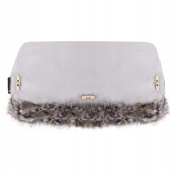 Rukávnik s kožúškom SPRINGOS GLORY svetlo šedý