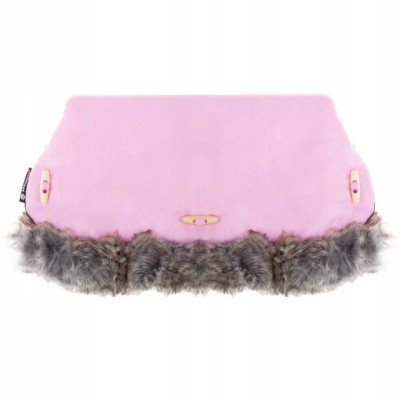 Rukávnik s kožúškom SPRINGOS GLORY ružový