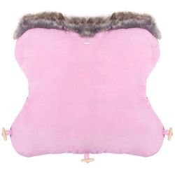Rukávnik s kožúškom SPRINGOS GLORY ružový