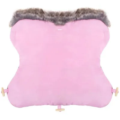 Rukávnik s kožúškom SPRINGOS GLORY ružový