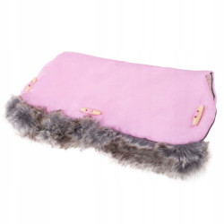 Rukávnik s kožúškom SPRINGOS GLORY ružový