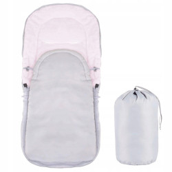 Zimný fusak 4v1 SPRINGOS IGLU svetlo šedý/ružový