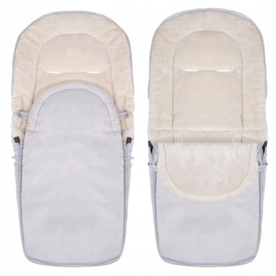 Zimný fusak 4v1 SPRINGOS IGLU svetlo šedý/béžový