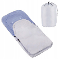 Zimný fusak 4v1 SPRINGOS IGLU svetlo šedý/modrý