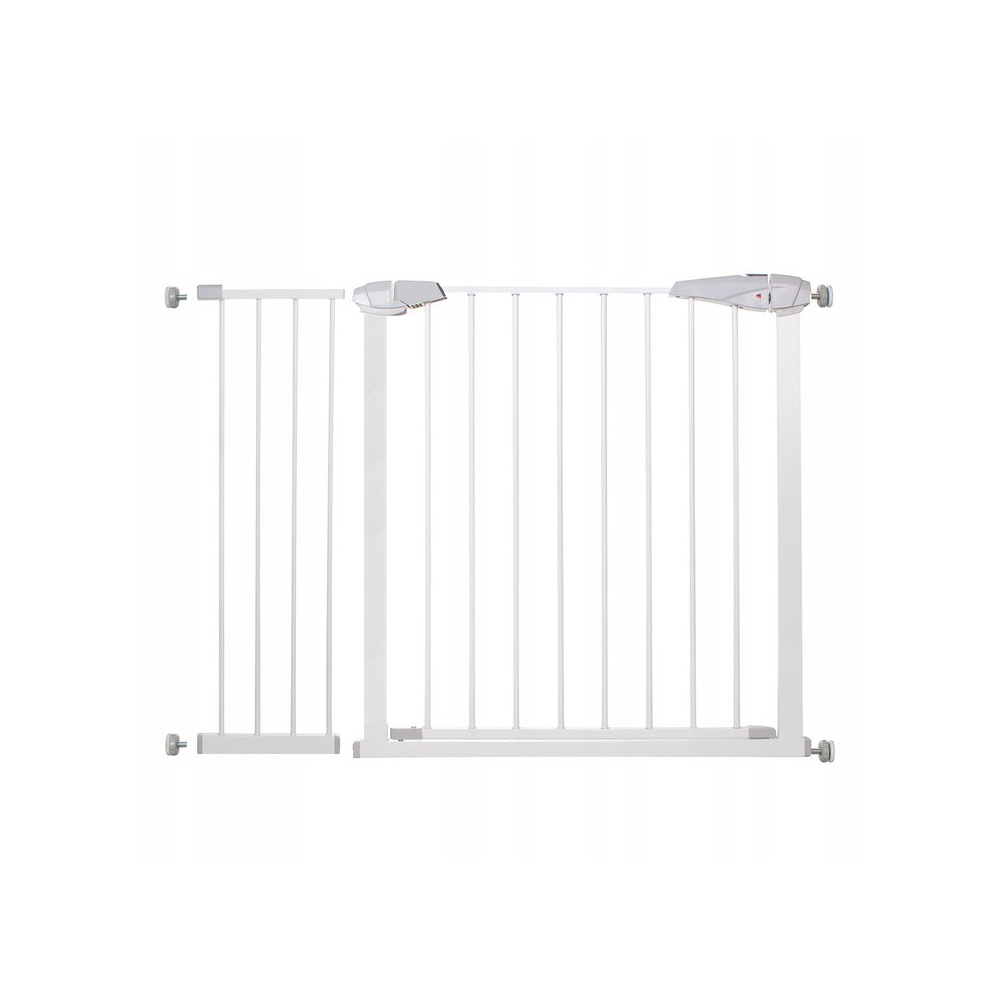 Detská zábrana nastaviteľná 76-113 cm SPRINGOS BabyLock biela