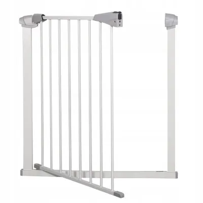 Detská zábrana nastaviteľná 76-113 cm SPRINGOS BabyLock biela