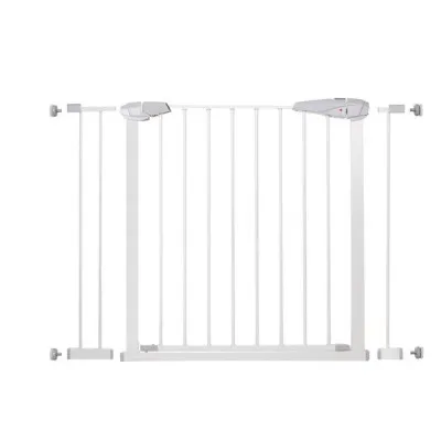 Detská zábrana nastaviteľná 76-106 cm SPRINGOS BabyLock biela