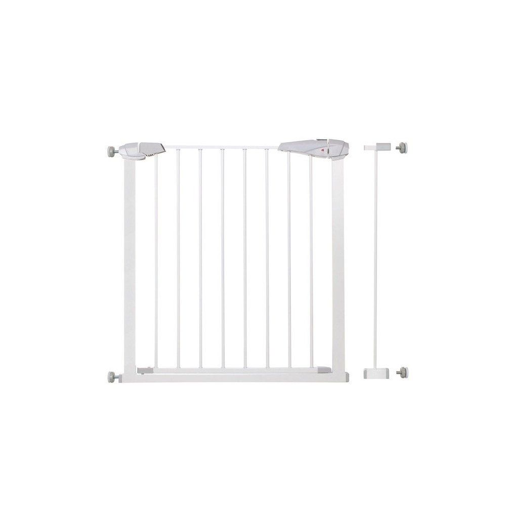 Detská zábrana nastaviteľná 76-92 cm SPRINGOS BabyLock biela