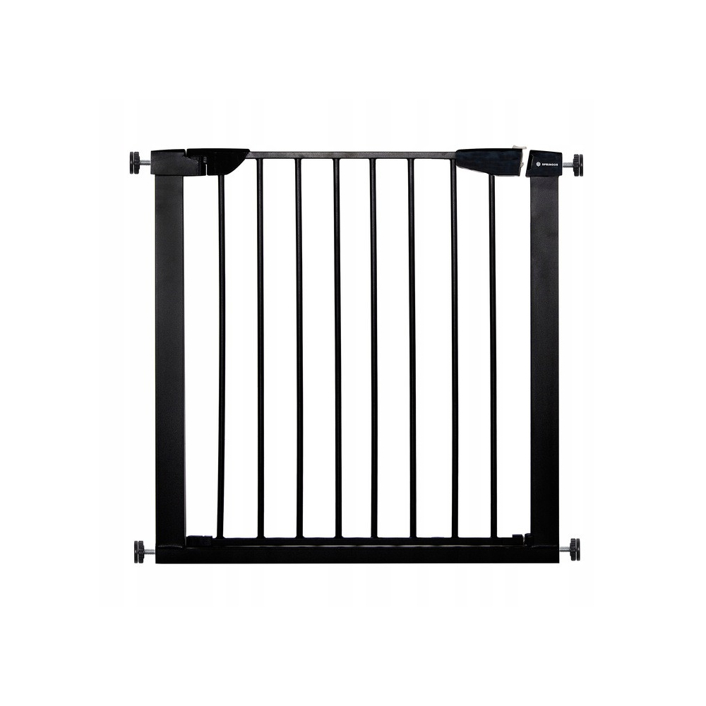Detská zábrana nastaviteľná 75-82 cm SPRINGOS BabyLock čierna
