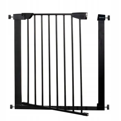 Detská zábrana nastaviteľná 75-124 cm SPRINGOS BabyLock čierna
