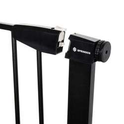 Detská zábrana nastaviteľná 75-124 cm SPRINGOS BabyLock čierna