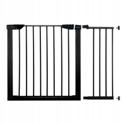 Detská zábrana nastaviteľná 75-110 cm SPRINGOS BabyLock čierna